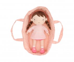 Lola Doll with Pink Strawberries Bassinet