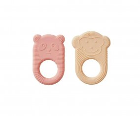 Pack 2 Dentarelli Silicone Vanilla-Coral 