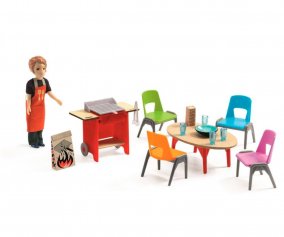 Set Barbecue Djeco Dollhouse