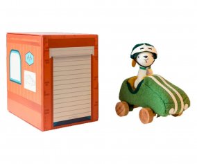 Mueco Holdie Dog Go Racer Boy Green