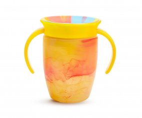 Taza Antigoteo con Asas Miracle 360 Amarillo Tropical 200ml