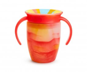 Taza Antigoteo con Asas Miracle 360 Rojo Tropical 200ml