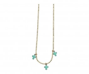 Collar de Cruces Menta