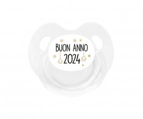 Succhietto Retro Bianco Buon Anno 2024