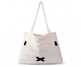 Borsa Tote Miffy Corduroy Cream