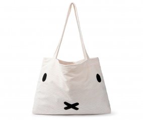 Bolsa Tote Miffy  Corduroy Cream