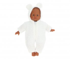 Boneca Lucas vintage com macaco cru Curly Winnie 