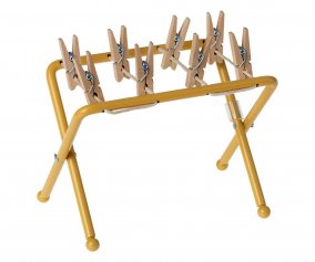 Thumbnail Clothesline with Yellow Pegs