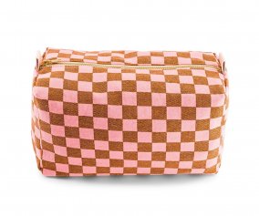 Beauty Case Vic Damier Caramel/Strawberry
