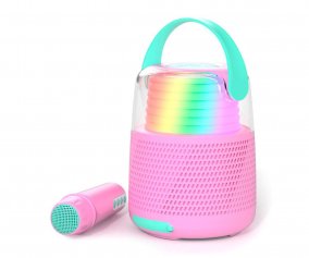 Haut-parleur Bluetooth et Karaok KS-80 Rose