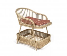 Table  langer Jakarta Mimbre Jimbaran pour poupe