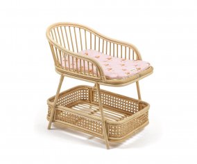 Table  langer Jakarta Mimbre Sweet Deer pour poupe