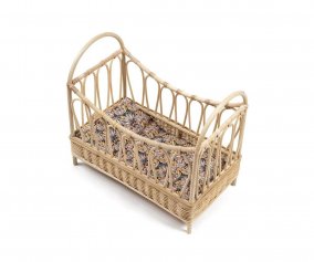 Lit Jakarta Jambi avec Matelas Fleur's d'Eau pour Poupe 