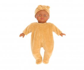 Bambolotto Minikane Soft Baby Ondine Completo Velluto Camel 