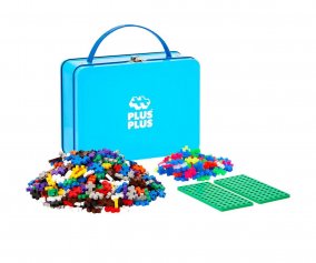 Valigetta Azzurra Plus-Plus Costruzioni Mini Basic 600 Pz