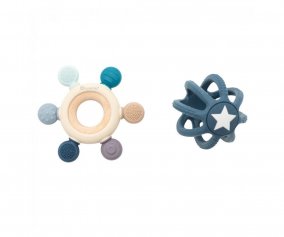 Set Dentarelli Sensoriali Silicone Blue