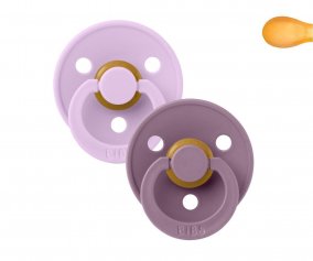 2 Succhietti BIBS Colour Simmetrica Violet Sky/Mauve