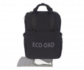 Mochila XL Eco Dad preta 