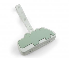 Porta chupeta de silicone Croco