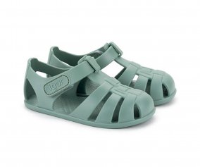 Sandales de Plage pour Enfants  Velcro Igor Nemo Solid Green
