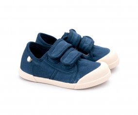 Chaussures en Toile Bleu Marine