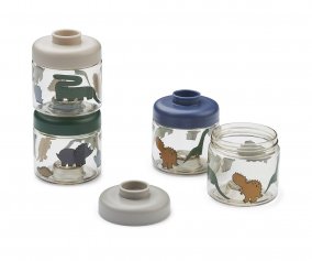 Pack 4 Dispensadores de Comida Dominique Dinosaurs / Mist