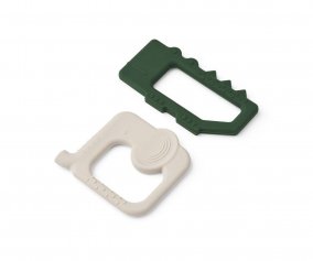 Mordedor de Silicona Jonathan Pack 2 All Together Teether & Garden Green / Sandy