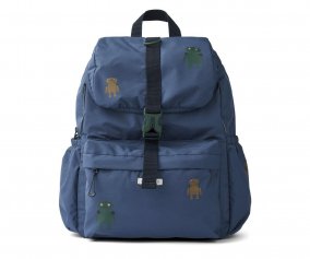 Mochila Escolar Christine Robots / Indigo Blue
