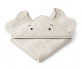 Baby Bath Towel Albert Elephant Sandy Personalised