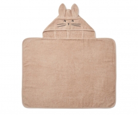 Baby Vilas Rabbit Bath Cape / Personalised Pale Tuscany