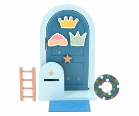 Puerta y Buzn Mgicos con Complementos Azul Personalizable