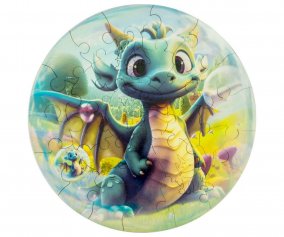 Puzzle en Bois Dragon Bubblezz