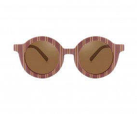 culos de sol infantis round vintage stripes polarizados (18 a 8 anos)