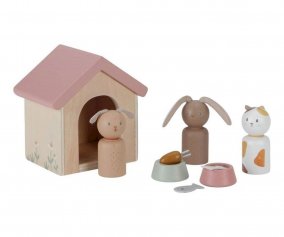 Set de Mascotas para Casa de Muecas Little Dutch