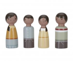 Set Familia Evi Casa Muecas Little Dutch