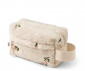 Necessaire Trine Pile Embroidered Peach/Sandy Embroidery