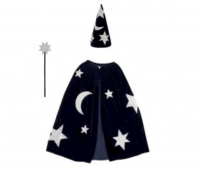 Costume Mago Velluto Blu 3-6 anni