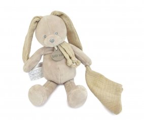 Peluche Conejo con Mini Doudou Moka Personalizable