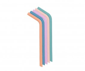 Cannucce Silicone Bendie Pastel