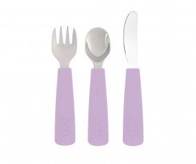 Set de 3 Couverts Feedie Lilac