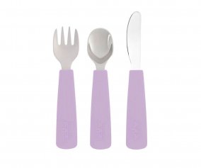 Set 3 Cubiertos Feedie Lilac