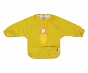 Waterproof Bib with Sleeves Mr. Lion Personalised