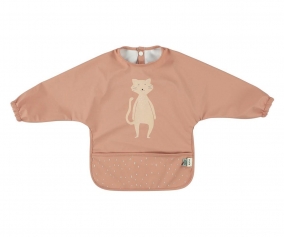 Babero Con Mangas Impermeable Mr. Cat Personalizable