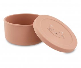 Bowl with Silicone Lid Mr. Cat