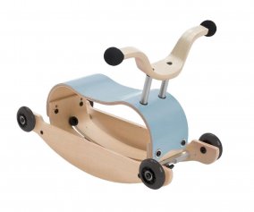 Wishbone Mini-Flip Porteur 3 en 1 Sky Blue