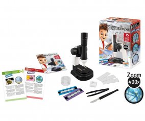 Set Microscope with 15 Experiments