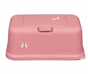 Funkybox Pink Butterfly Wipe Box