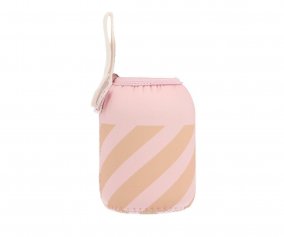 Funda Neopreno Stripes Pink 350ml Personalizable