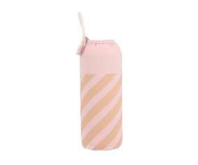 Forro de neoprene personalizvel Stripes Pink 750ml