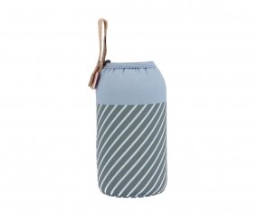 Housse en Noprne Stripes Blue 500 ml Personnalisable